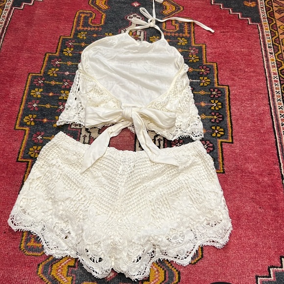 Express Crochet Halter and Shorts Set - Picture 2 of 5